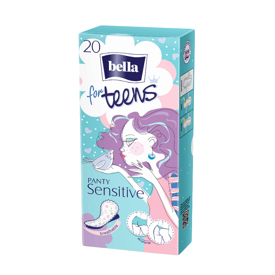Ежедневные ароматизированные прокладки Bella for Teens Panty Sensitive, 20 шт