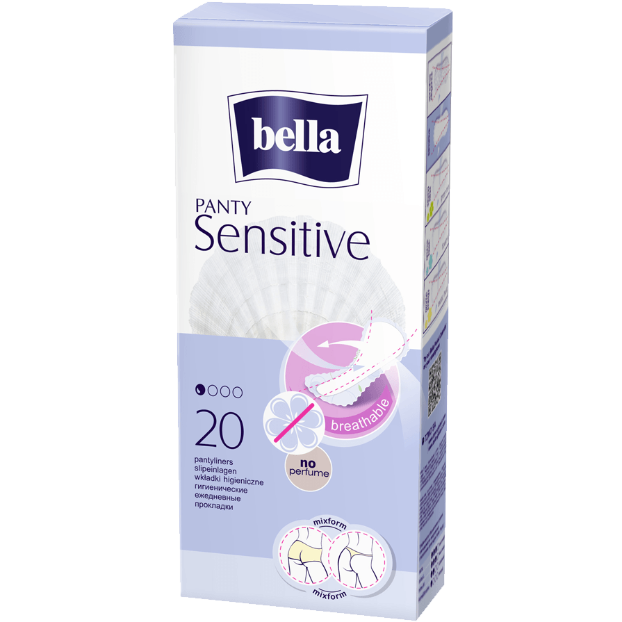Eжедневные ароматизированные прокладки Bella Panty Sensitive, 20 шт