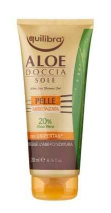 Гель для душа после солнечной ванны Equilibra "Aloe", 200 мл
