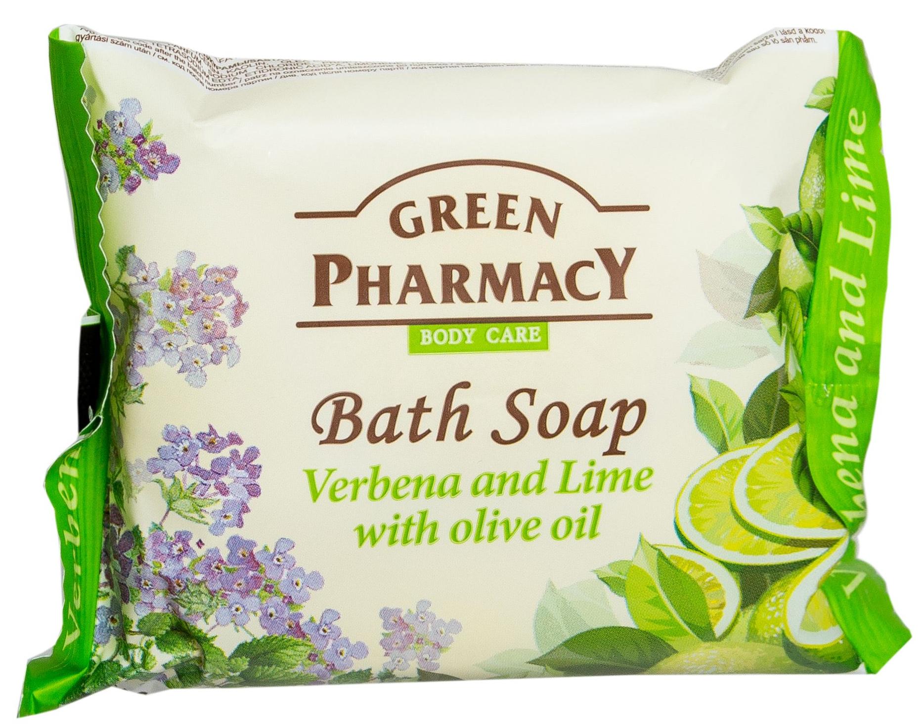 Туалетное мыло Green Pharmacy "Вербена и Лайм с оливковым маслом", 100 г