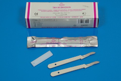 Скальпель одноразовый хирургический Troge Medical "Tro-Microcision", № 20