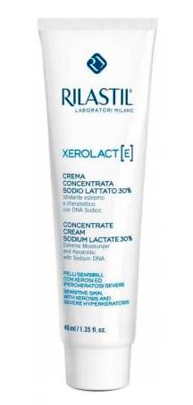 Крем-концентрат Rilastil Xerolact [E] 30% соли молочной кислоты для сухой, чувствительной, склонной к избыточному ороговению кожи, 40 мл