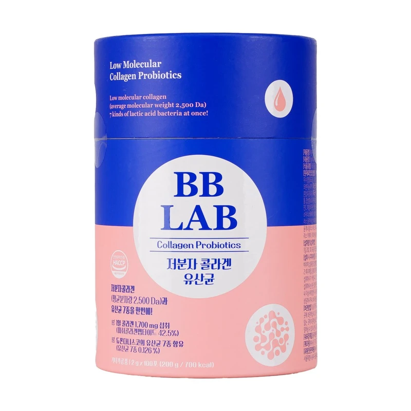 БАД BB LAB  "Низкомолекулярный коллаген с пробиотиками" Low Molecular Collagen Probiotics, 50 стик-пакетиков