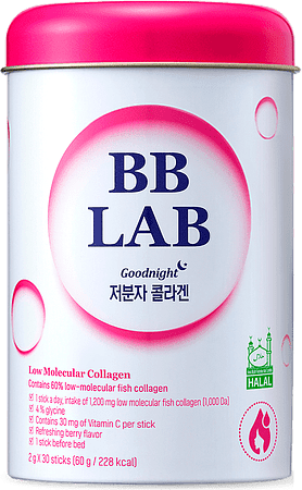 БАД BB LAB  "Низкомолекулярный коллаген" («BB LAB Low Molecular Collagen»), 30 стик-пакетиков