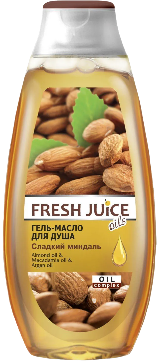 Гель-масло для душа Fresh Juice "Сладкий миндаль", 400 мл