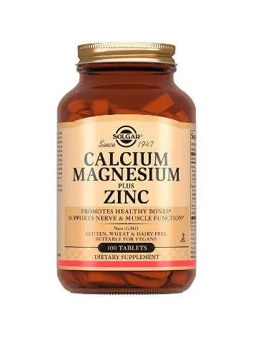 БАД Solgar Кальций+Магний+Цинк таблетки 1596мг №100