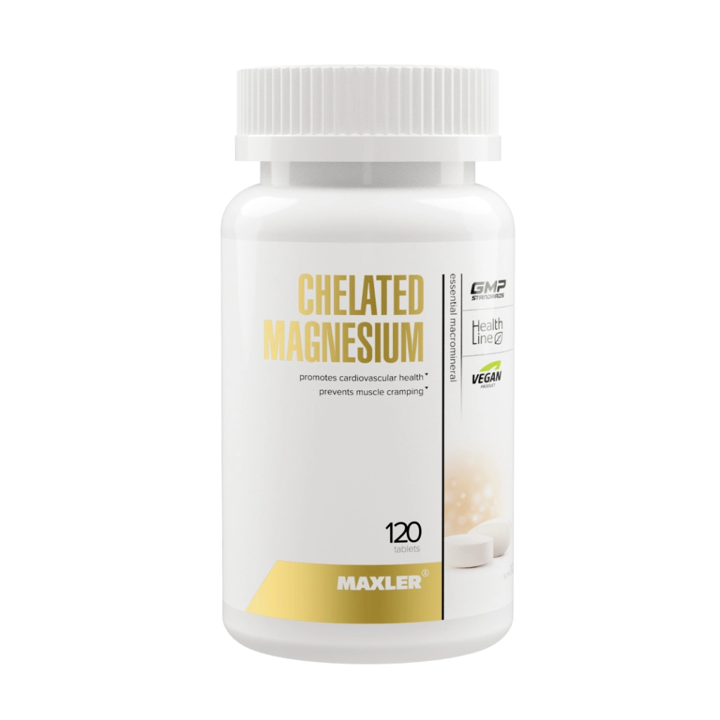 БАД к пище Maxler «Хелатный Магний», таблетки по 1000 мг № 120