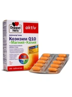 Doppelherz®/Доппельгерц Актив Коэнзим Q10+Магний+Калий № 30 (таблетки) для сердца, сосудов и нервной системы
