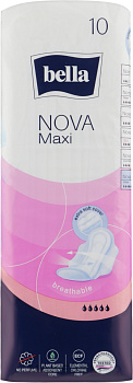 Прокладки гигиенические впитывающие Bella Nova Maxi (softiplait), 10 шт