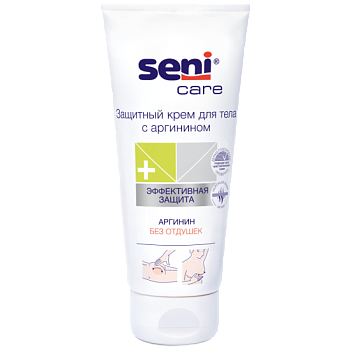 Защитный крем для тела с аргинином Seni Care, 200 мл